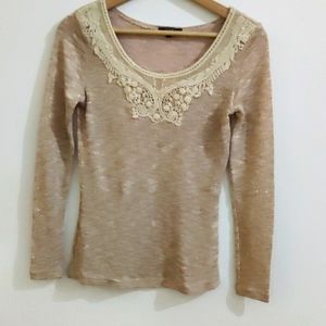 Shiny Sweater top in size 8